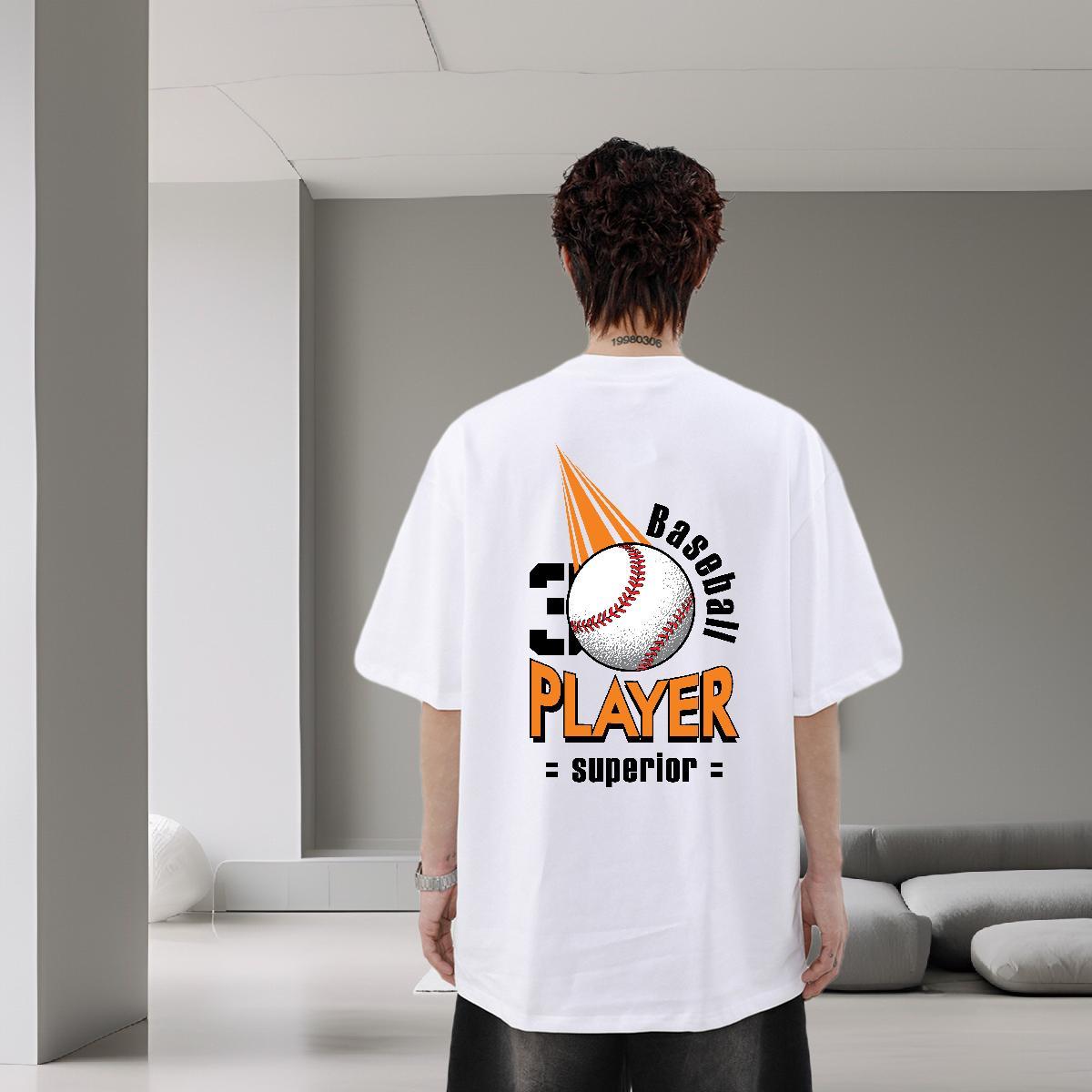 Fashion Designer T-Shirts letter Wear 230g Cotton Street Wear Free Shipping Plus Size Cartoon Pure Cotton Couples T Shirts