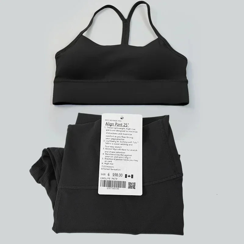 women 2 Pieces Yoga Set Women Sportswear Gym Top Yshape Bra Fitness High Waist Leggings Workout Sports Clothes Tracksuits 240805
