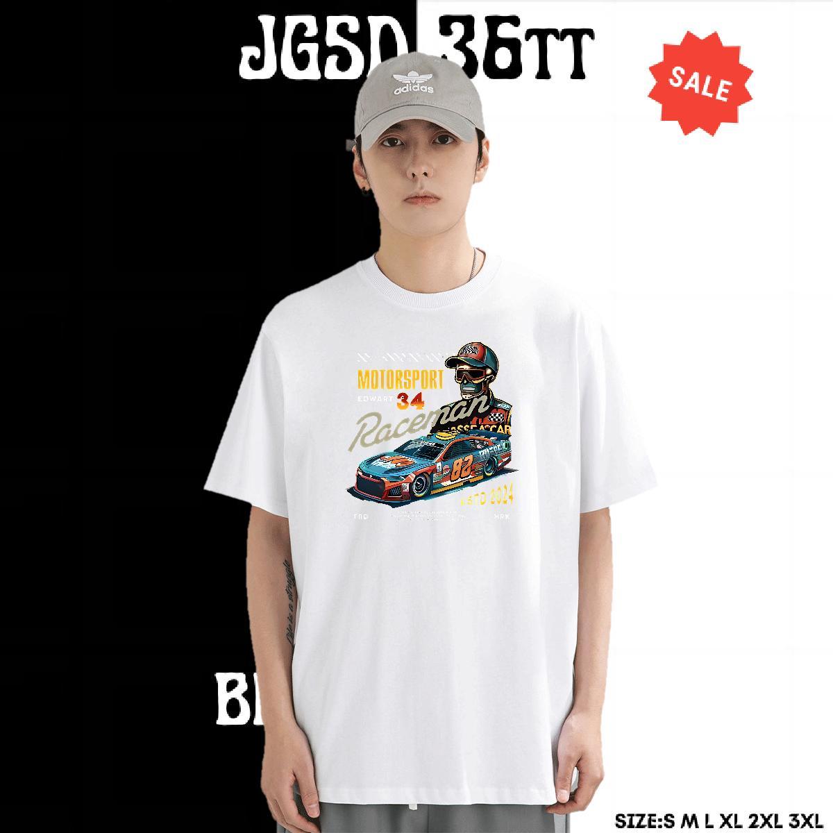 Fashion New T Shirt For Man skull Clothes 230g 100% Cotton Casual TOP Quality DIY Anime Breathable Men Tshirts