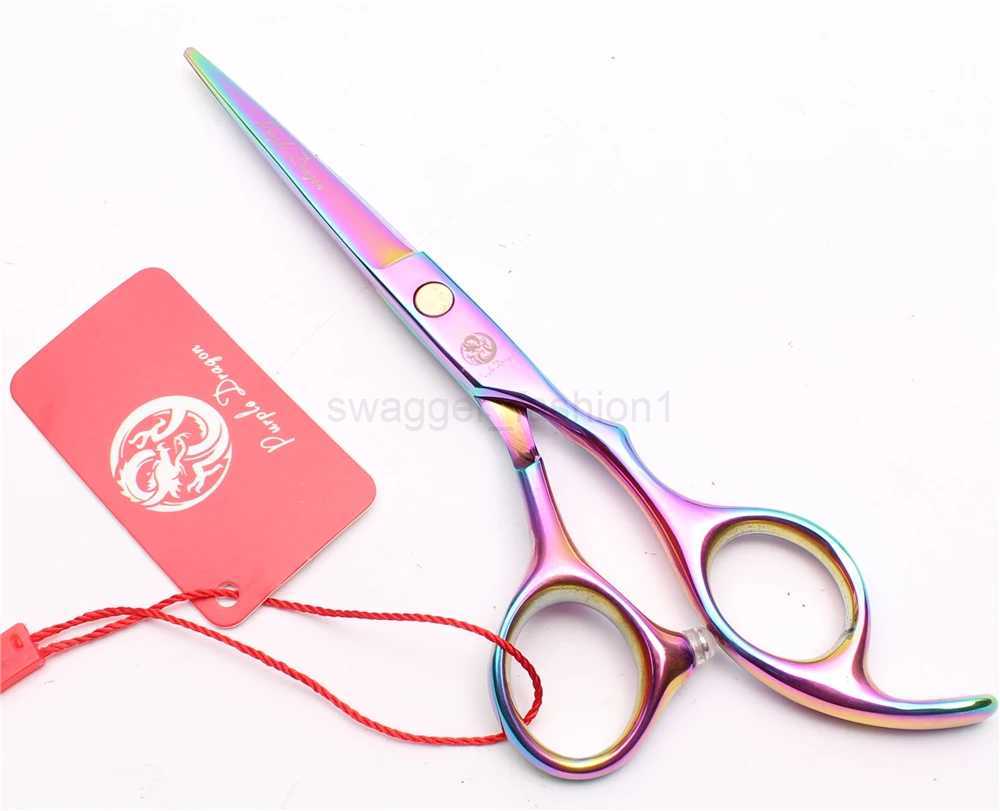 Z1005 6 JP Steel Purple Dragon Multi Professional Hairdressing Thinning Shears Regular Scissors Style Tools Human Hair ScissorsXJ240807