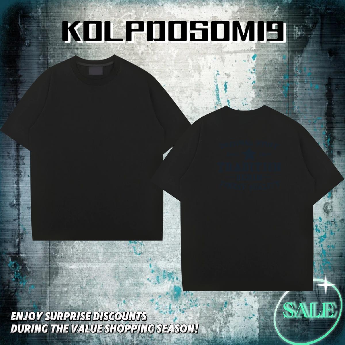 DIY T-Shirts for Men letter Tshirts 230g Pure Cotton Street Brand DIY Anime Breathable Crew Neck Mens Tshirts