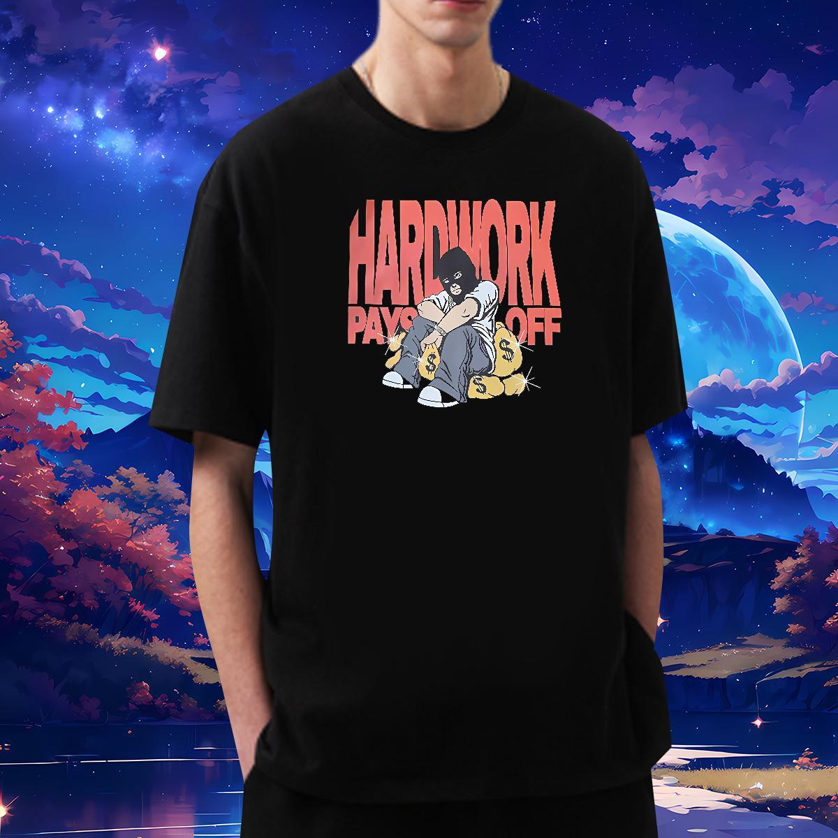 Fashion Designer T Shirts Men money Tshirts 230g 100% Cotton Hip Hop Soft Custom Print Oversized Crew Neck Breathable Men Clothes T-Shirt