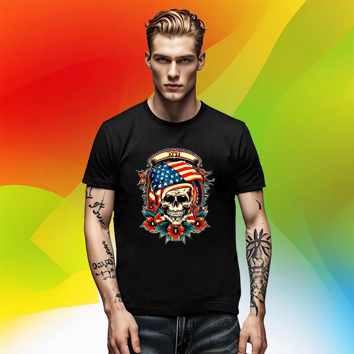 TOP Quality T shirt DarkSister 230g 100% Cotton Summer Casual O-Neck Short Sleeve Tshirt for Man Woman New Oversized 4XL Clothes