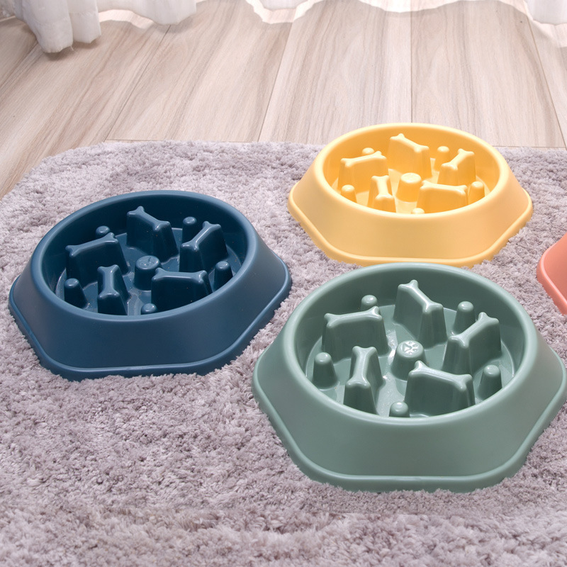 Premium Small Dog Slow Feed Bowl with Grip Design