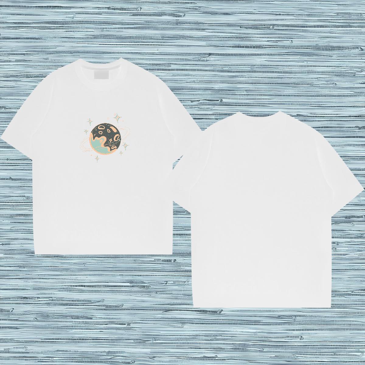 2024 New Man T Shirts spaceman Clothings 230g 100% Cotton Hip Hop Street Free Shipping DIY Printed Breathable Mens Tshirts