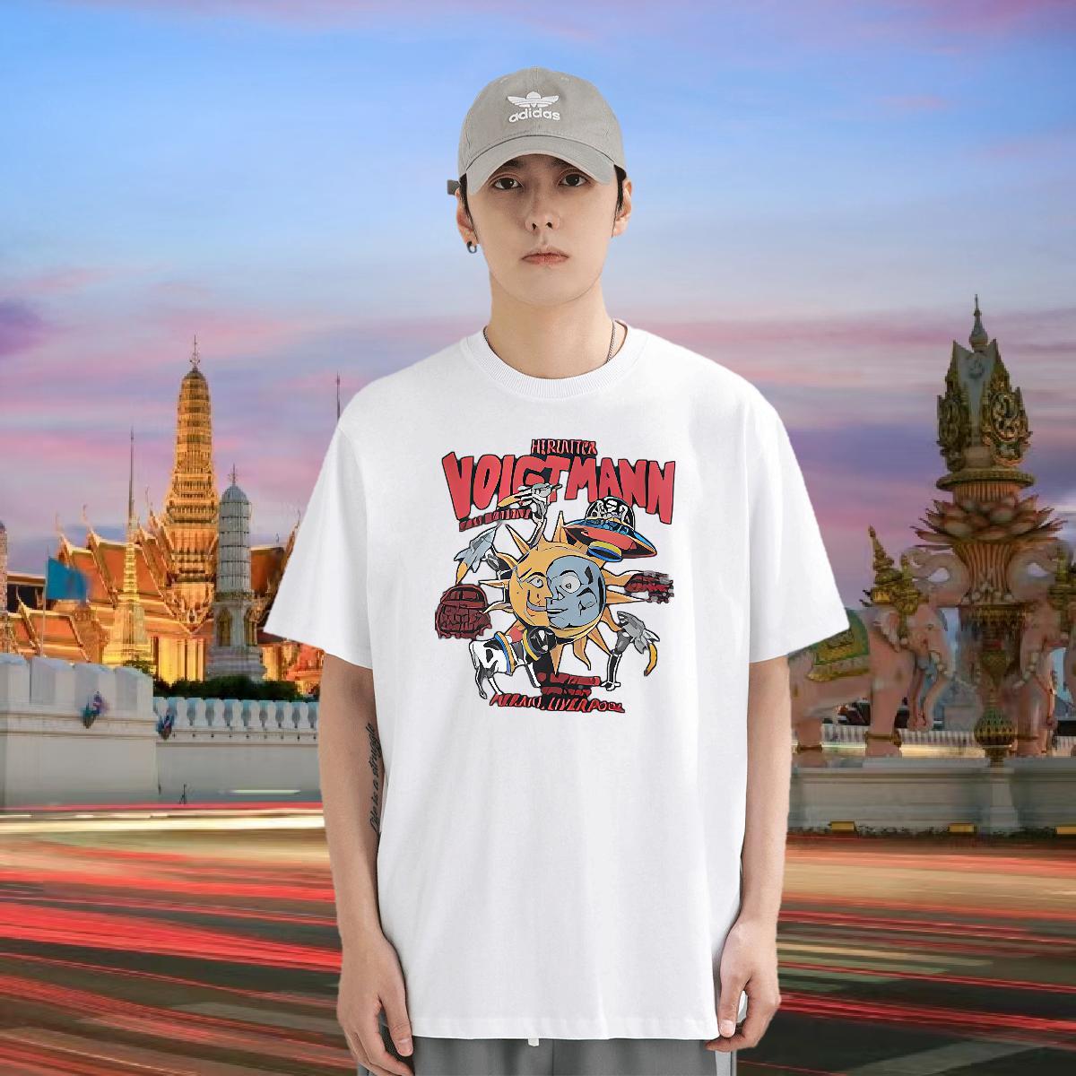 Designer Men T Shirts skull Clothings 230g Pure Cotton Spring Summer Free Shipping Custom Big Size Short Sleeve Soft Couples T Shirts