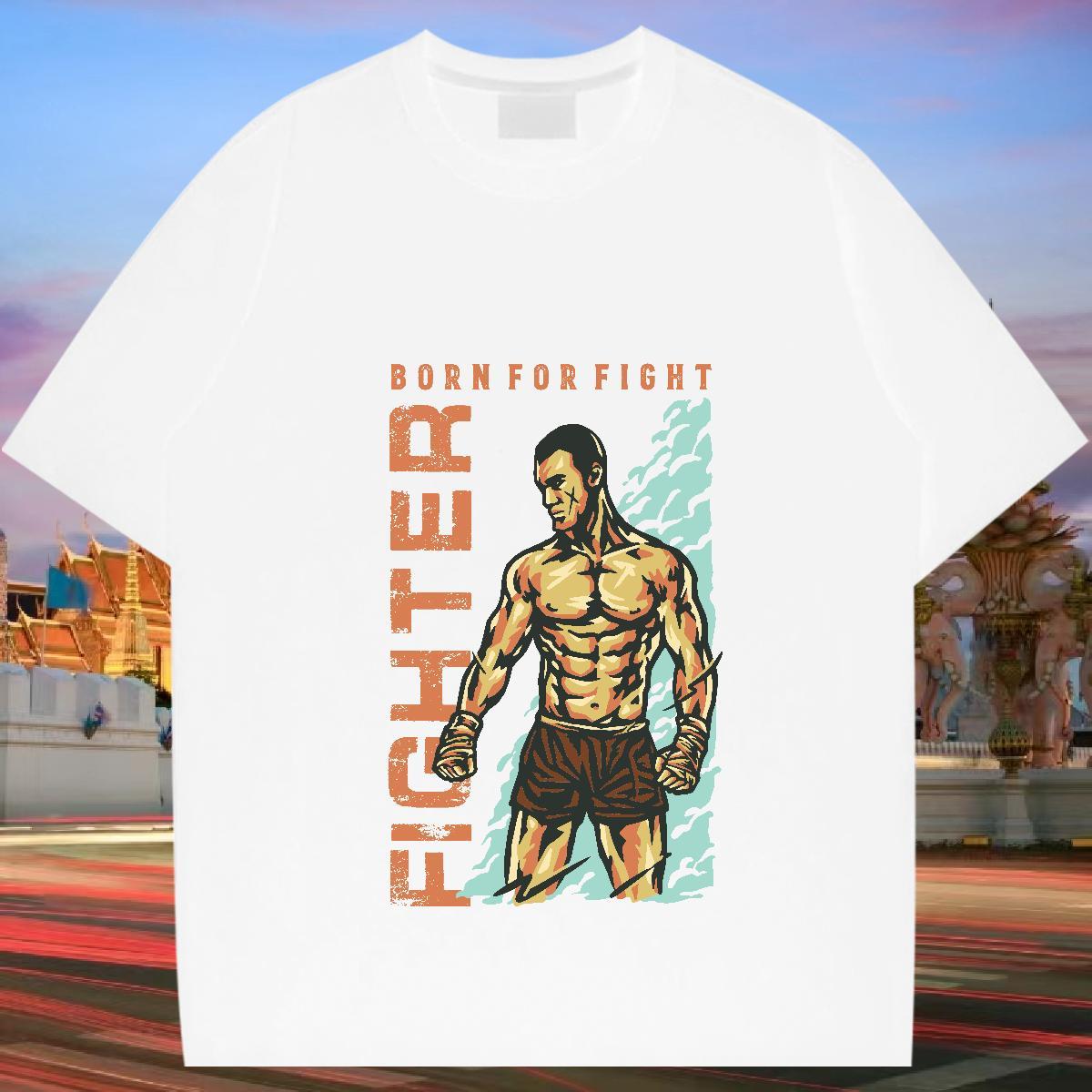 New Designer T Shirts Men portrait Tee Shirt 230g Pure Cotton Hip Hop Popular DIY Printed Breathable Men Tshirts