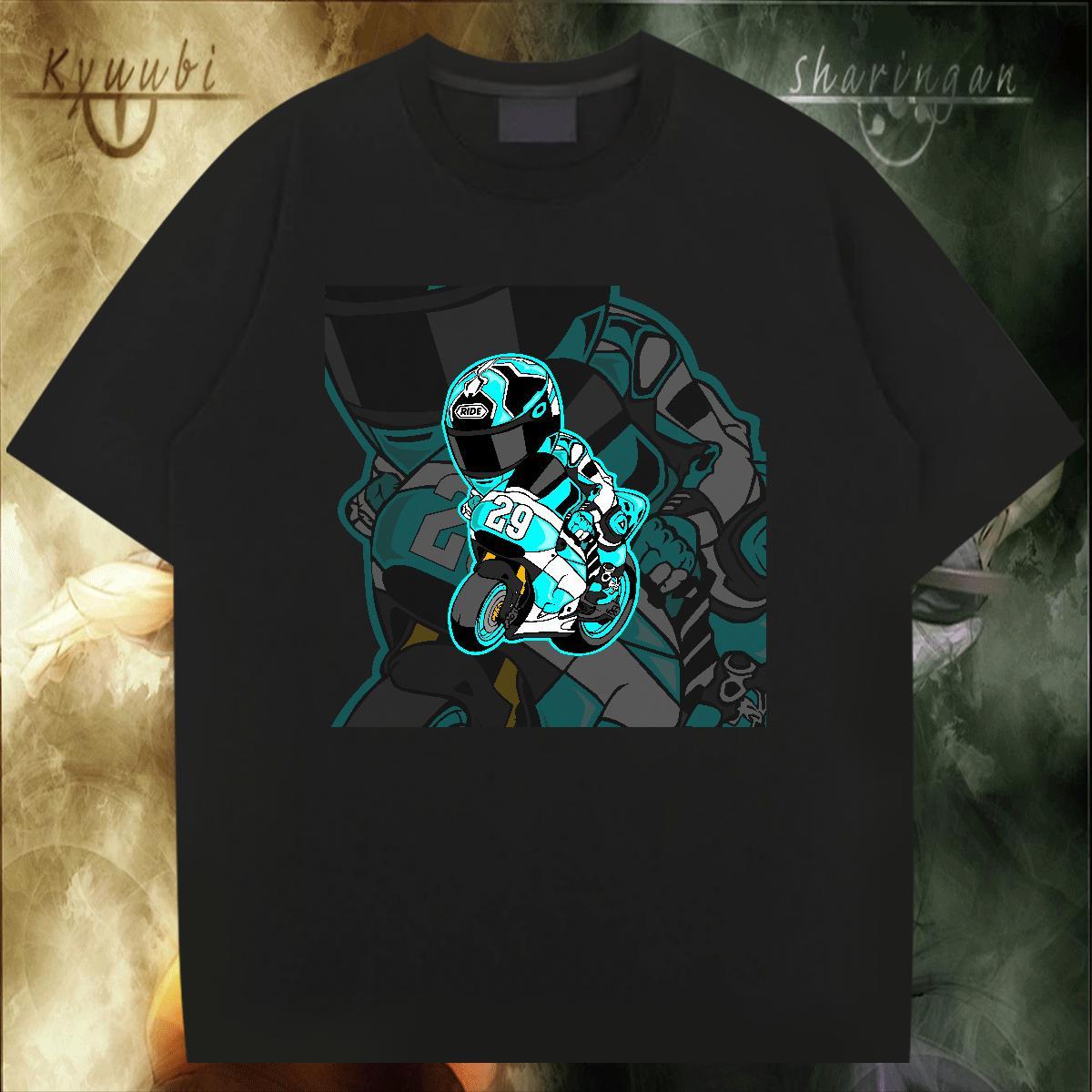 Wholesale T-Shirts portrait Tshirts 230g 100% Cotton Hip Hop Street Soft Custom Cartoon Breathable Soft Tshirt for Man Woman