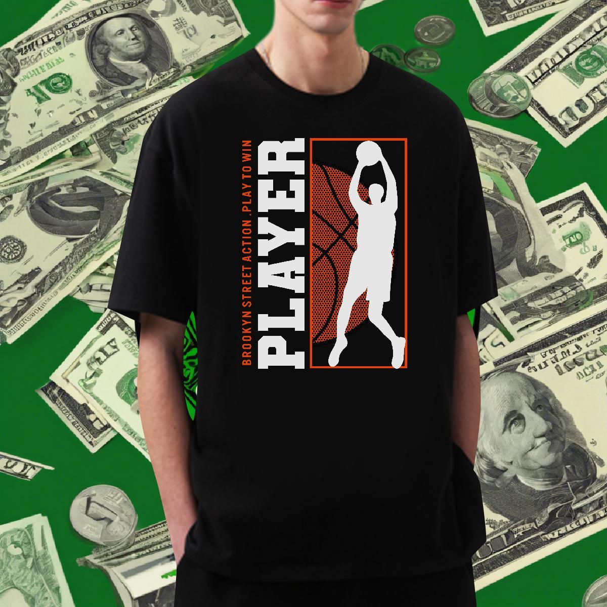 Customized T shirt basketball Clothes 230g Pure Cotton Street wear Hip Hop Soft Asian Size Breathable Short Sleeve Mens Tshirts