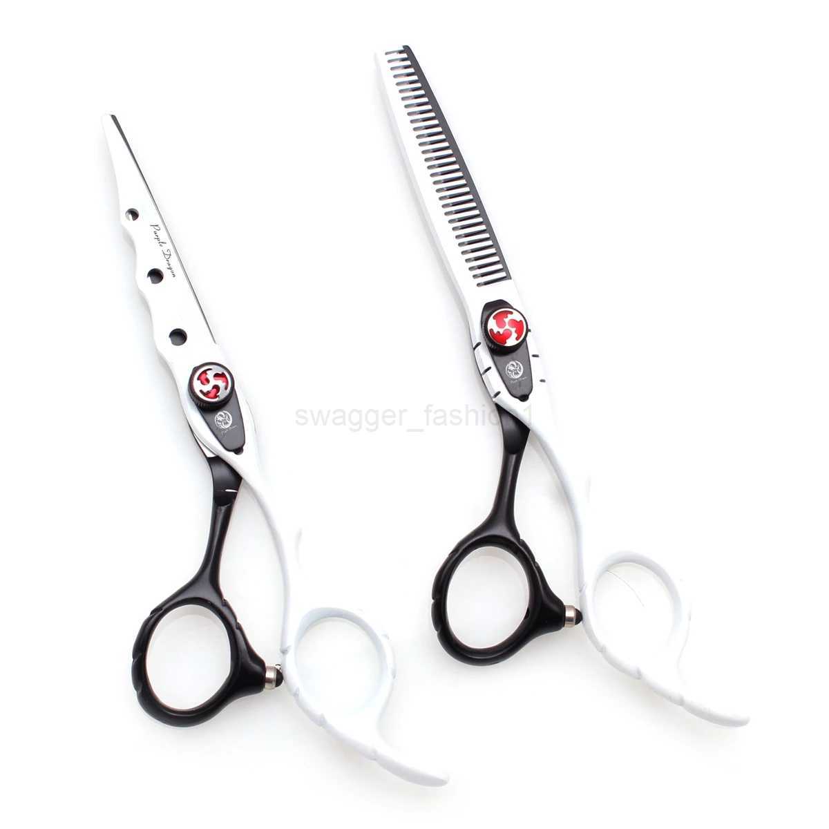Purple Dragon Hair Scissors Professional 6 Japan 440C Hair Cutting Scissors Barber Shop Hairdressing Thinning Shears Z1019XJ240807