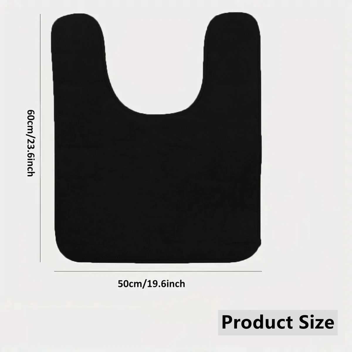 U-SHAPE Bathroom Floor Mat Toilet Mat Anti-slip Bathroom Mat Absorbent Bath Mat Home DecorationXJ240807