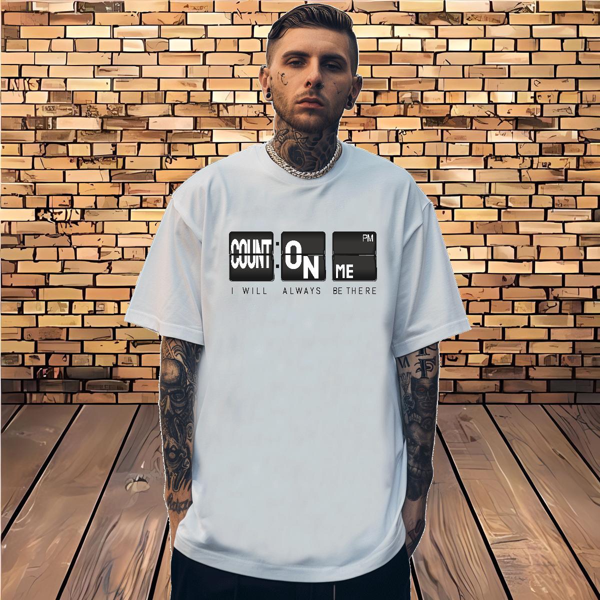 Fashion Designer Mens T Shirts letter Tees 230g Cotton Daily Outfit Wholesale Graphic Breathable Men Tees