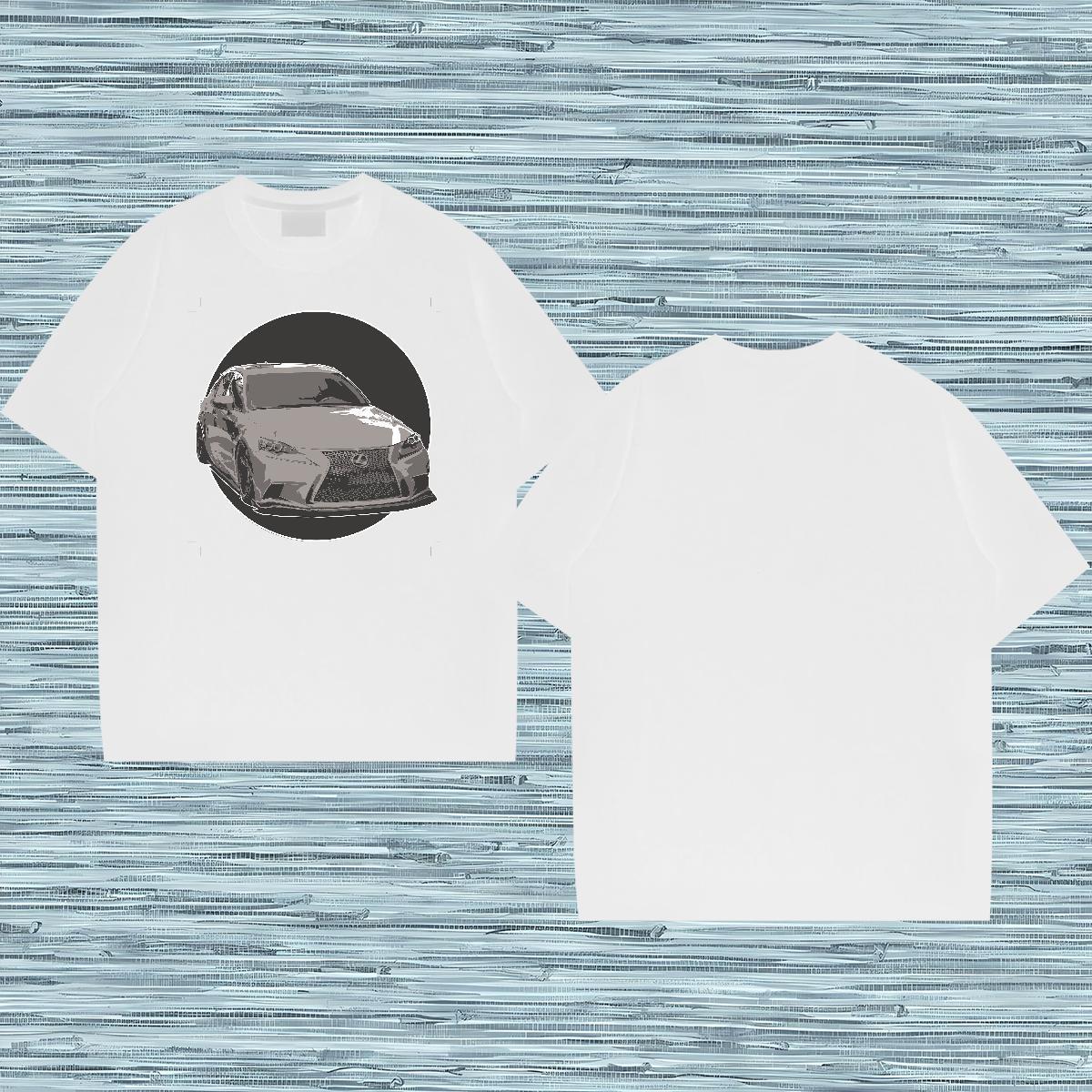 Fashion Man T Shirts car Tee Shirt 230g Pure Cotton Beach Wholesale Graphic O-Neck Short Sleeve Tshirt for Man Woman