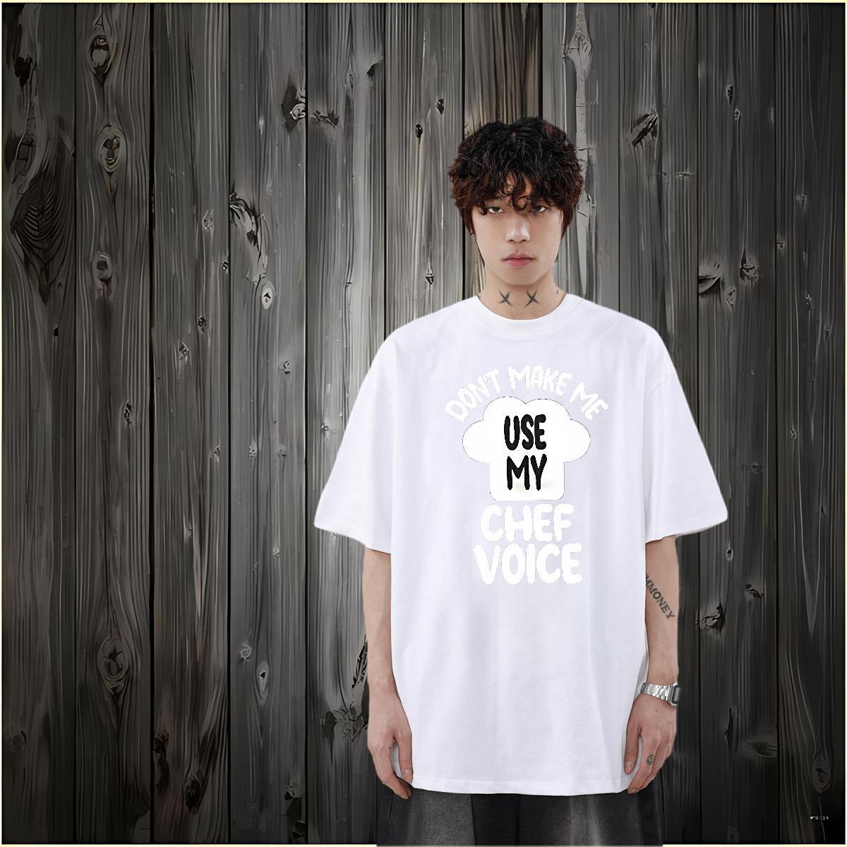 2024 New T Shirts Men letter Tops Tees 230g 100% Cotton Casual Free Shipping DIY Short Sleeve O-Neck Couples T Shirts