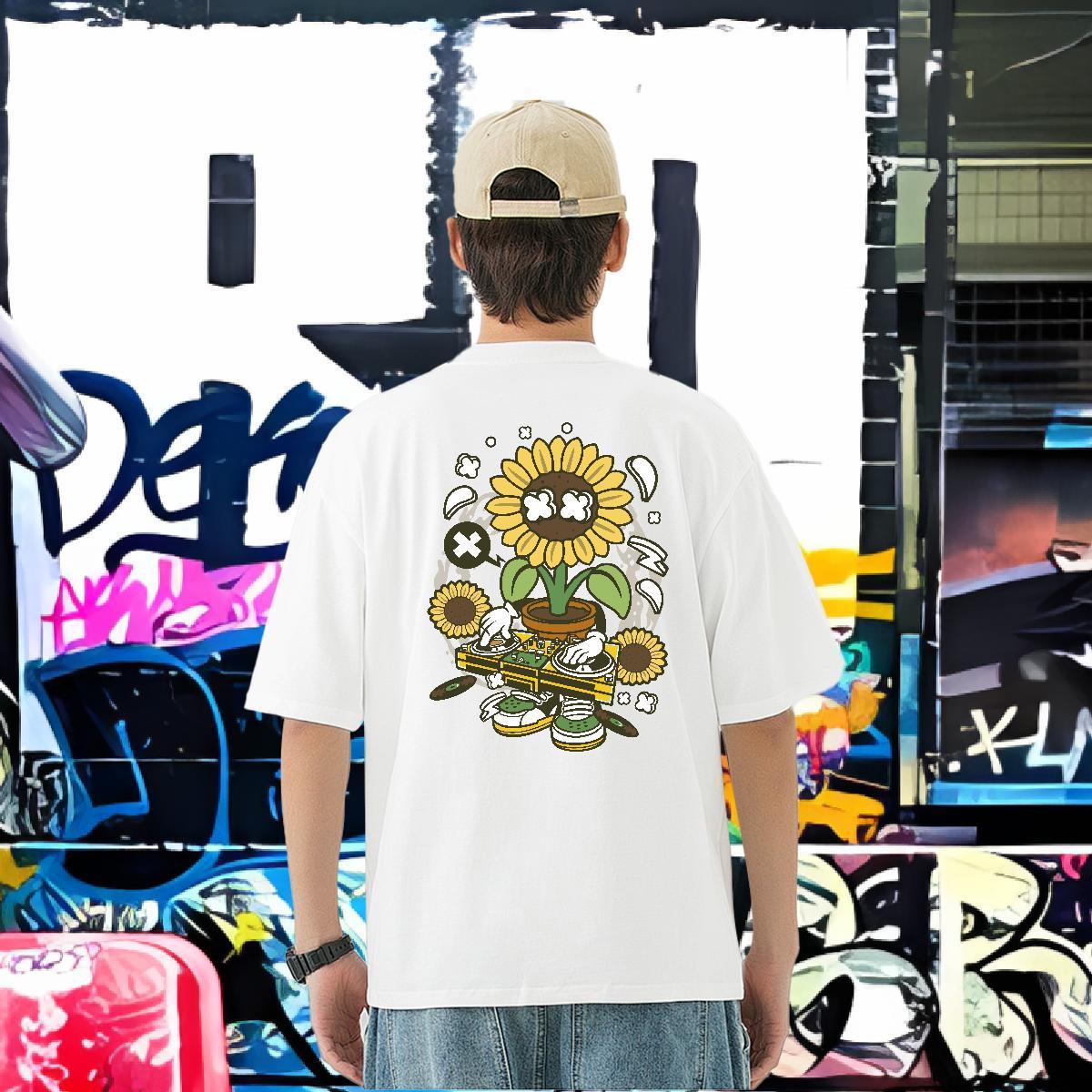 Casual New Man T Shirts ET Polos 230g Cotton Daily Wear Wholesale Custom Anime Breathable Short Sleeve Tshirt for Man Woman