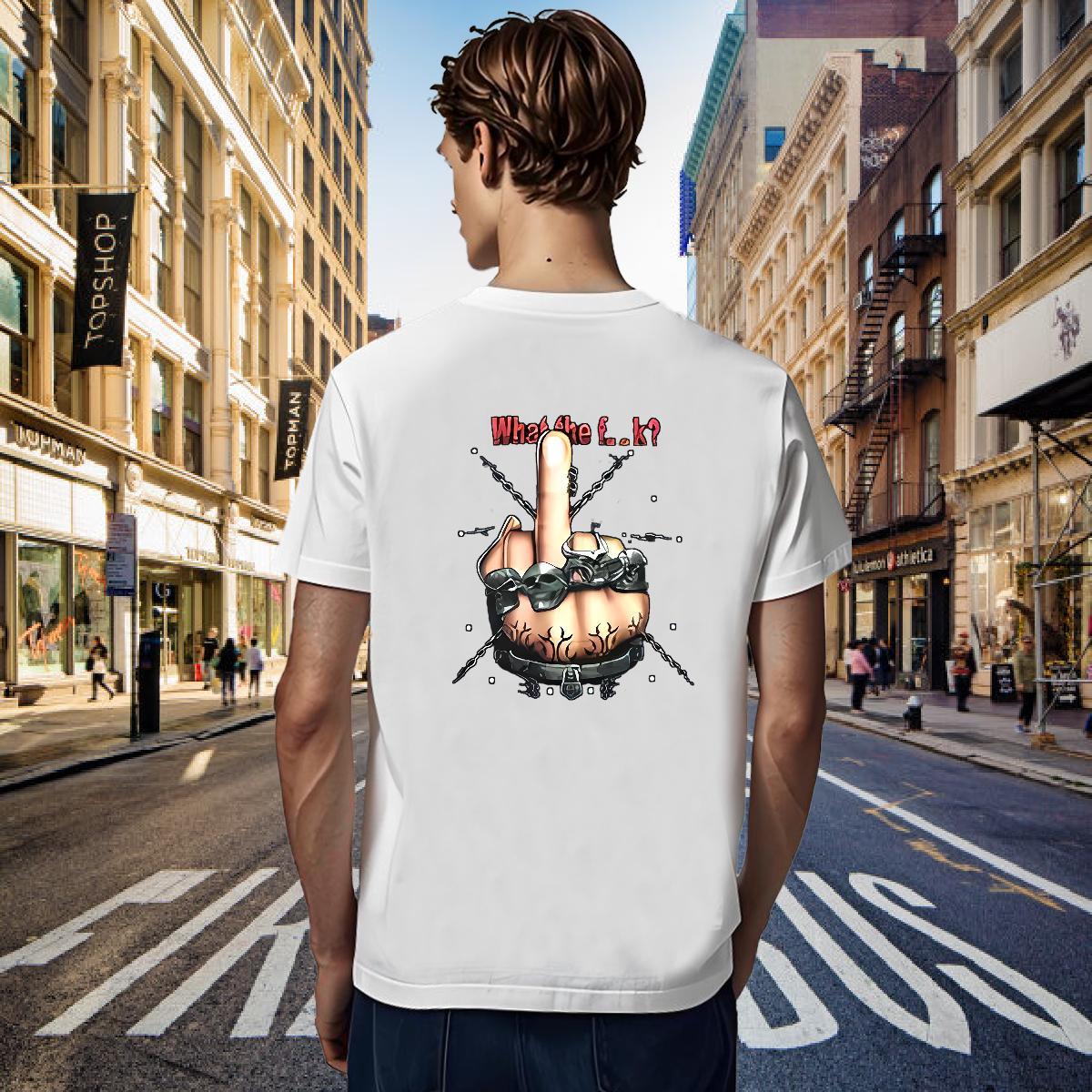 Wholesale T Shirts Men hands Tops Tees 230g 100% Cotton Casual Daily Wear Free Shipping Custom Printed Breathable Short Sleeve Men Tops Tees
