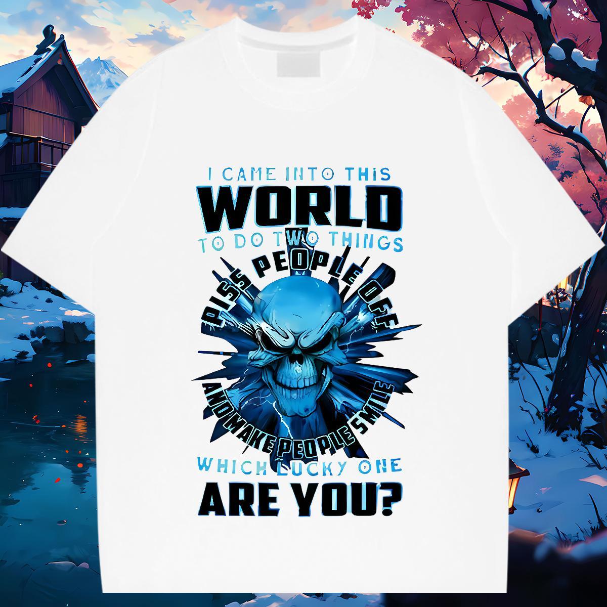 Custom Man T Shirts letter Wear 230g Pure Cotton Sport Popular Cartoon Printing L-4XL Breathable Short Sleeve Tshirt for Man Woman