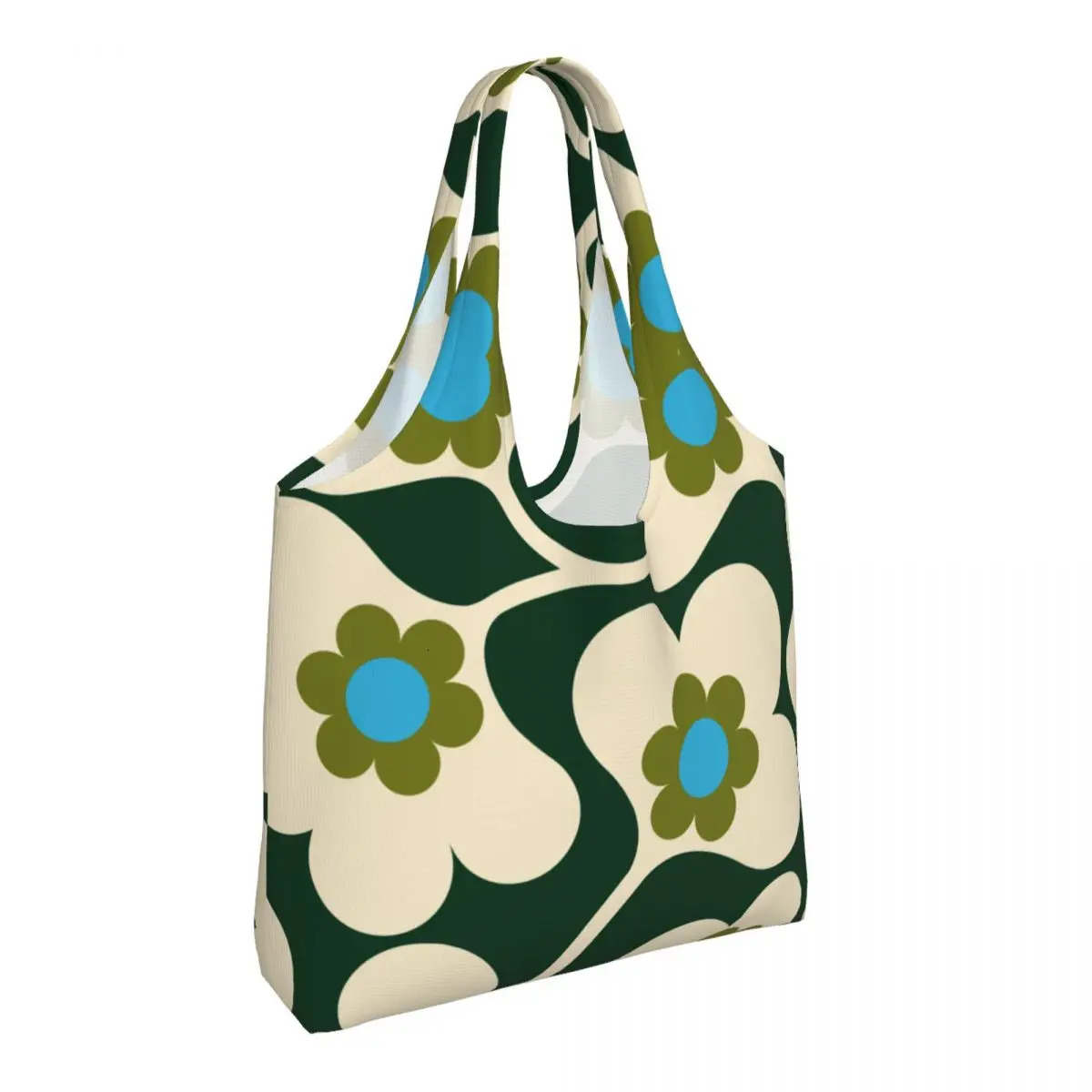 Customized Fashion Printing Japanese Spruce Orla Kiely Handbag Shopping Bag Portable Canvas Shoulder Gift 240807