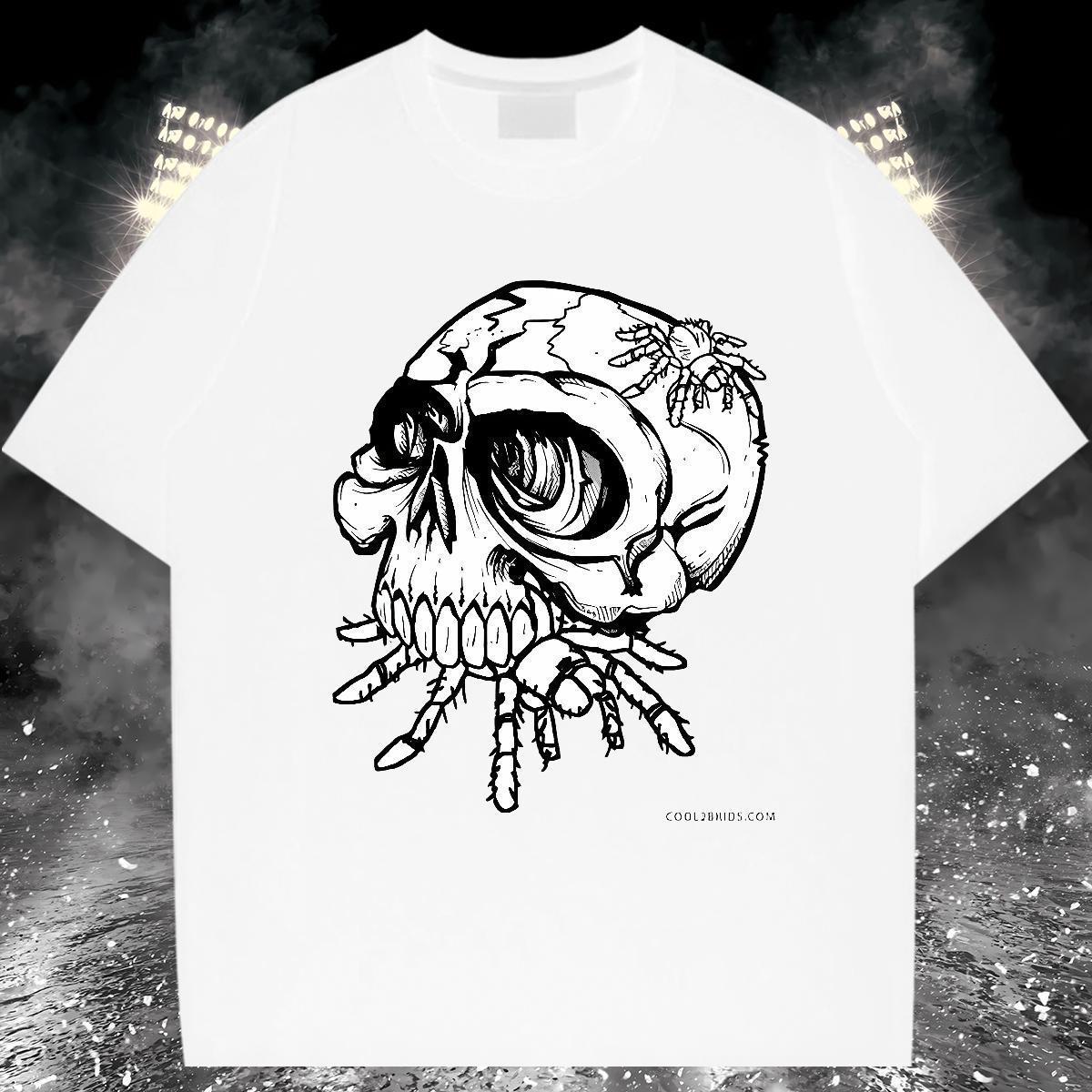 Brand T Shirt For Man monster Tees Shirts 230g 100% Cotton Street Casual Soft Custom Anime Short Sleeve O-Neck Men Tshirts