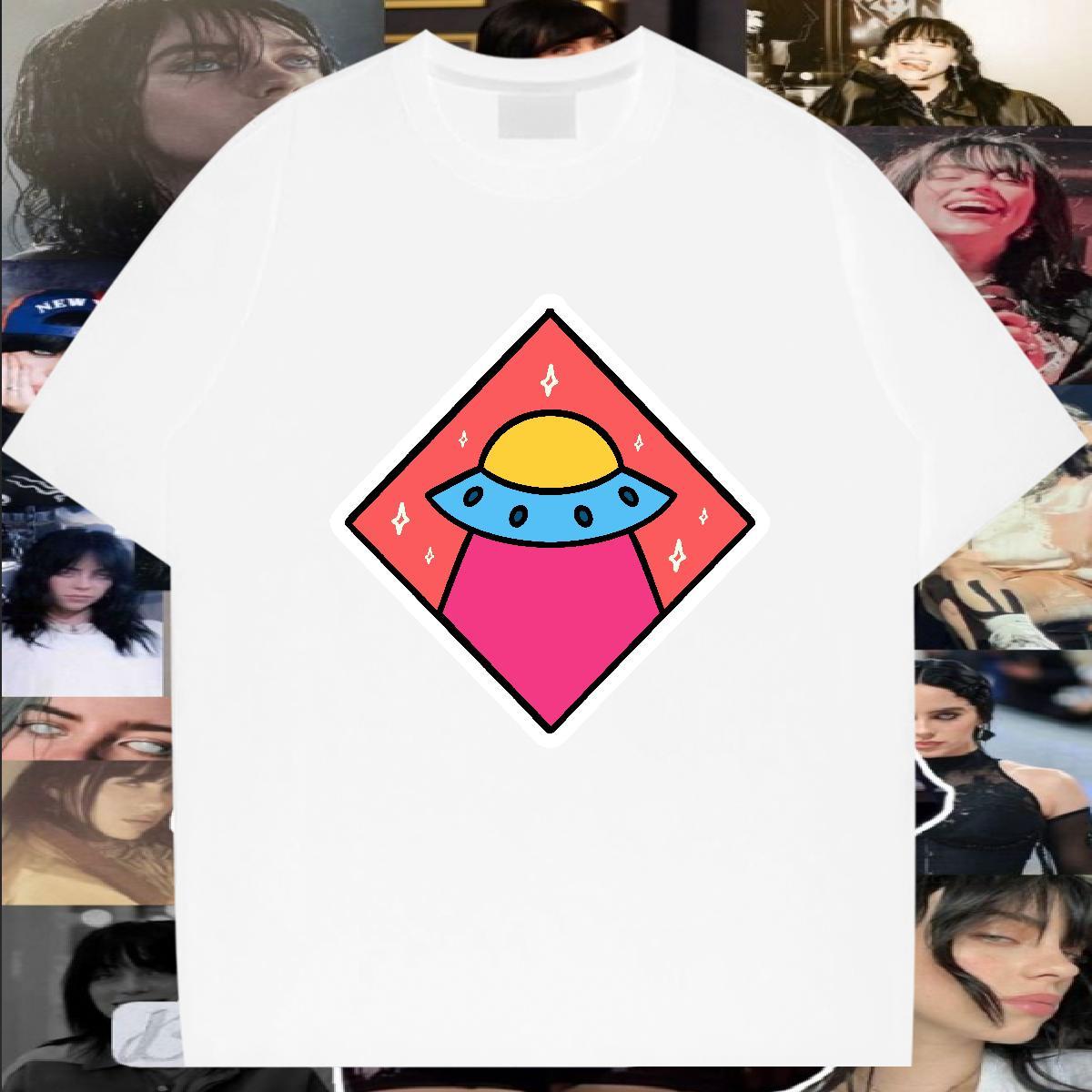 Casual New T Shirt For Man ET Wear 230g Pure Cotton Hip Hop Classic DIY Anime Breathable Men Tops Tees