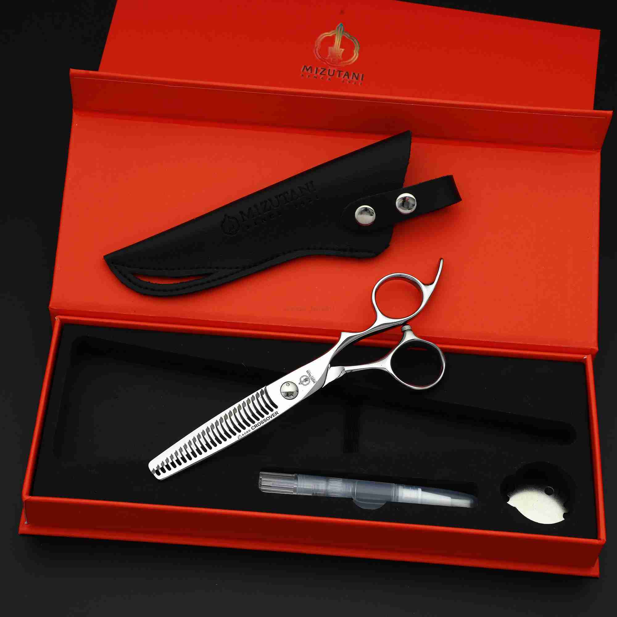 MIZUTANI barber scissors hair thinning scissors 10-15/30-35 Scissors Professional hair scissors Hairstylist scissor tool setXJ240807