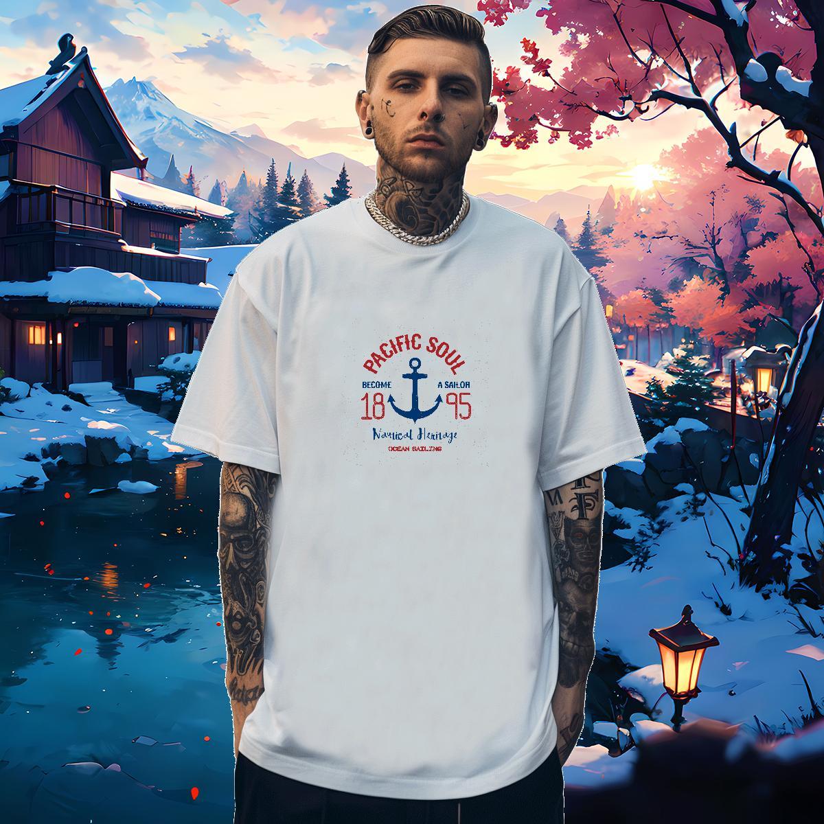 Fashion Design T shirt letter Wear 100% Cotton 230g Daily Outfit Cool Design Floral Print Breathable Crew Neck Couples T Shirts