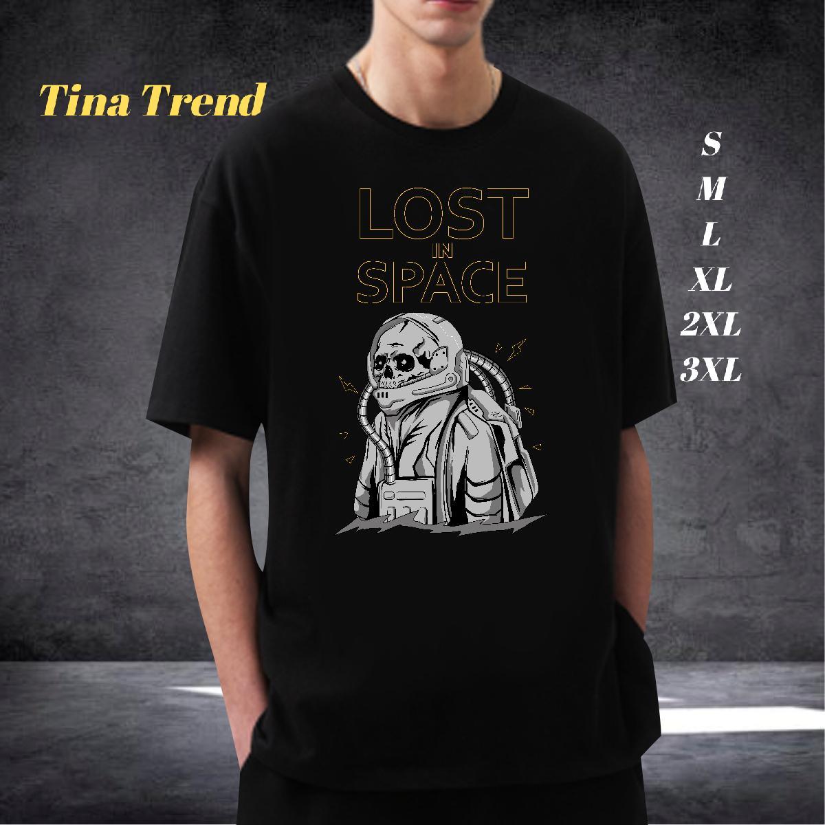 Fashion Casual T-Shirts for Men skull Tops Shirt 100% Cotton 230g Street wear Hip Hop Soft Plus Size Custom Breathable Soft Tshirts
