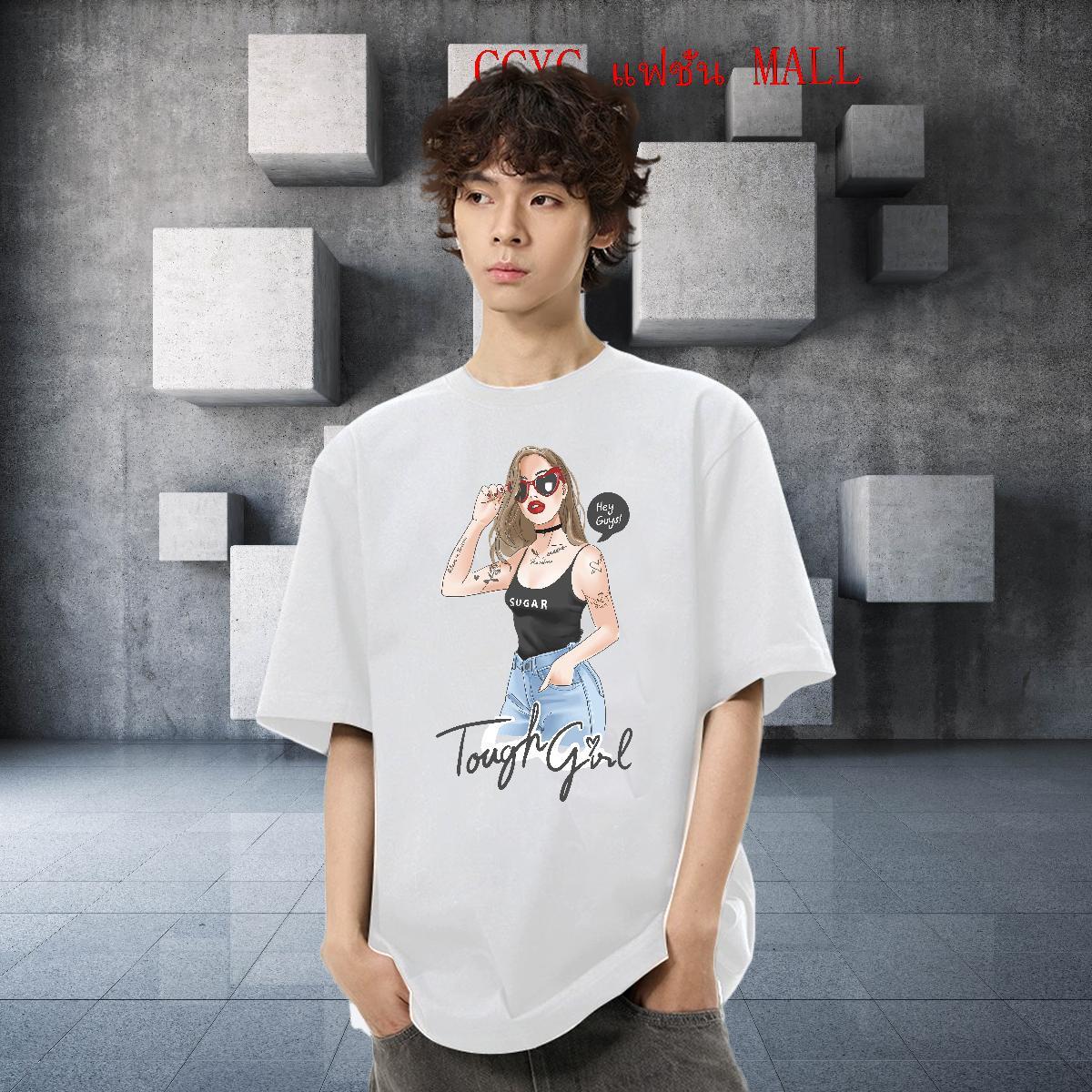 Classic Casual Mens T Shirts character Clothes 230g 100% Cotton Hip Hop Loose Fit Customized Short Sleeve O-Neck Couples T Shirts