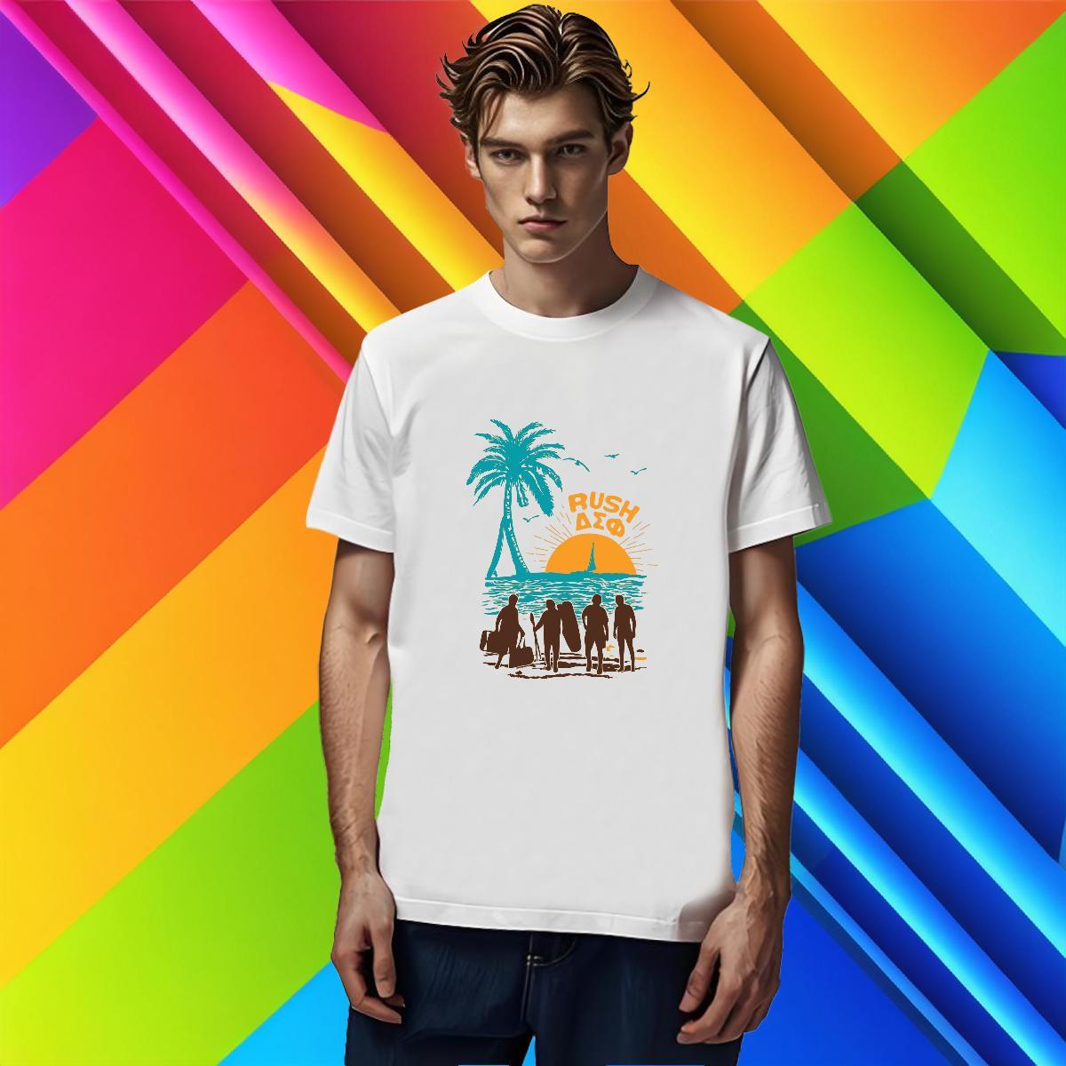 2024 DIY T-Shirts for Men tree Tops 100% Cotton 230g Spring Summer Wholesale Custom Printed O-Neck Short Sleeve Tshirt for Man Woman