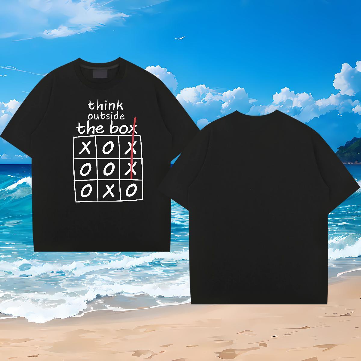 2024 Designer T Shirts Men math Polos 230g Pure Cotton Home Outdoor Loose Asian Size Breathable Tshirts