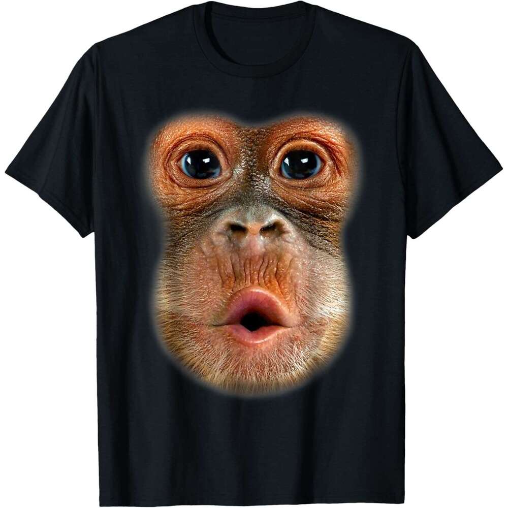 2025S Fashion Designer Mens T Shirt Monkey Face Breath Funny Men Womens Halloween Costume T Shirt Shirts Tshirt Graphic Tee Casual Tops Clothes Short 