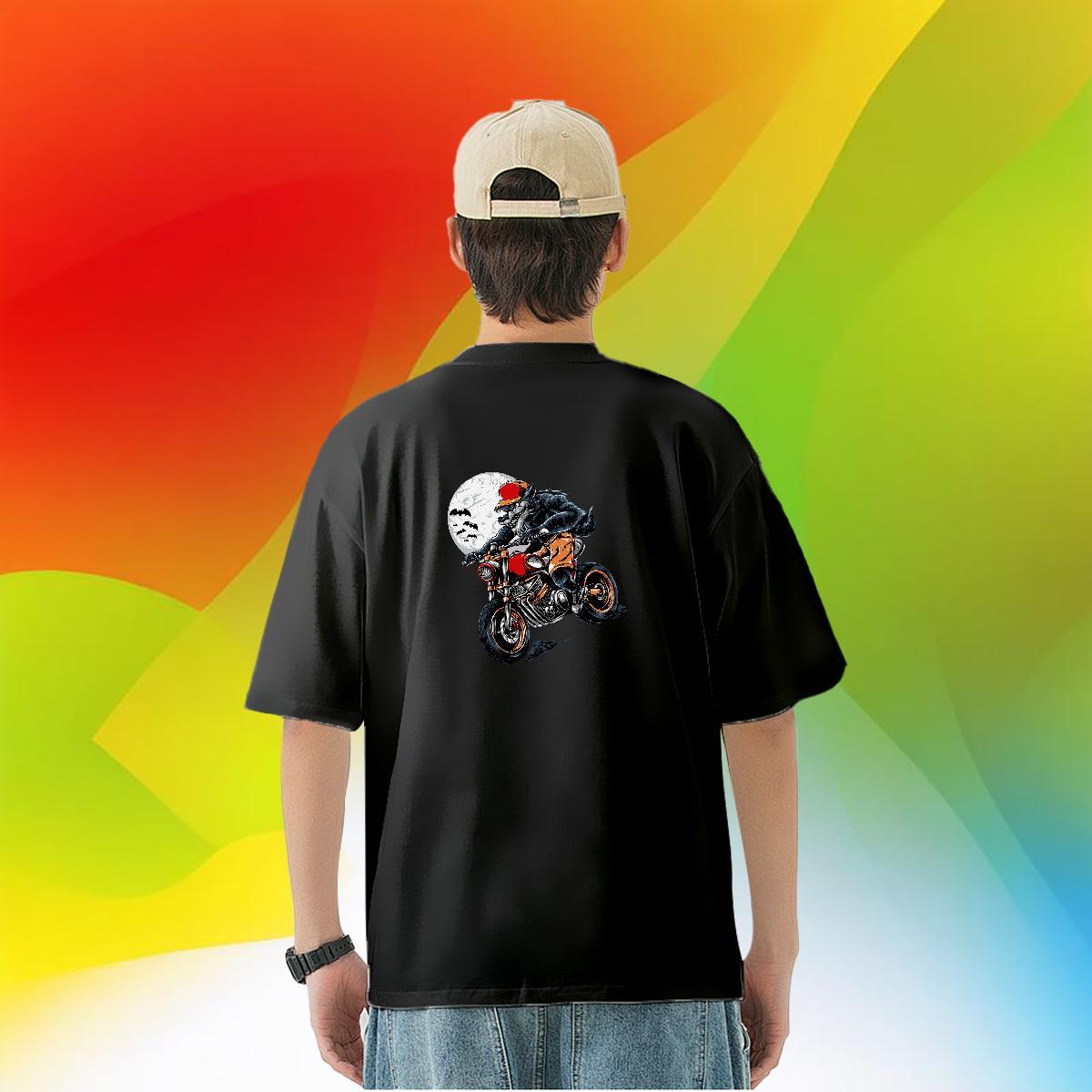 2024 New T-Shirts skull Tops Tees 230g 100% Cotton Street Casual High Quality Plus Size Cartoon O-Neck Short Sleeve Tshirt for Man Woman