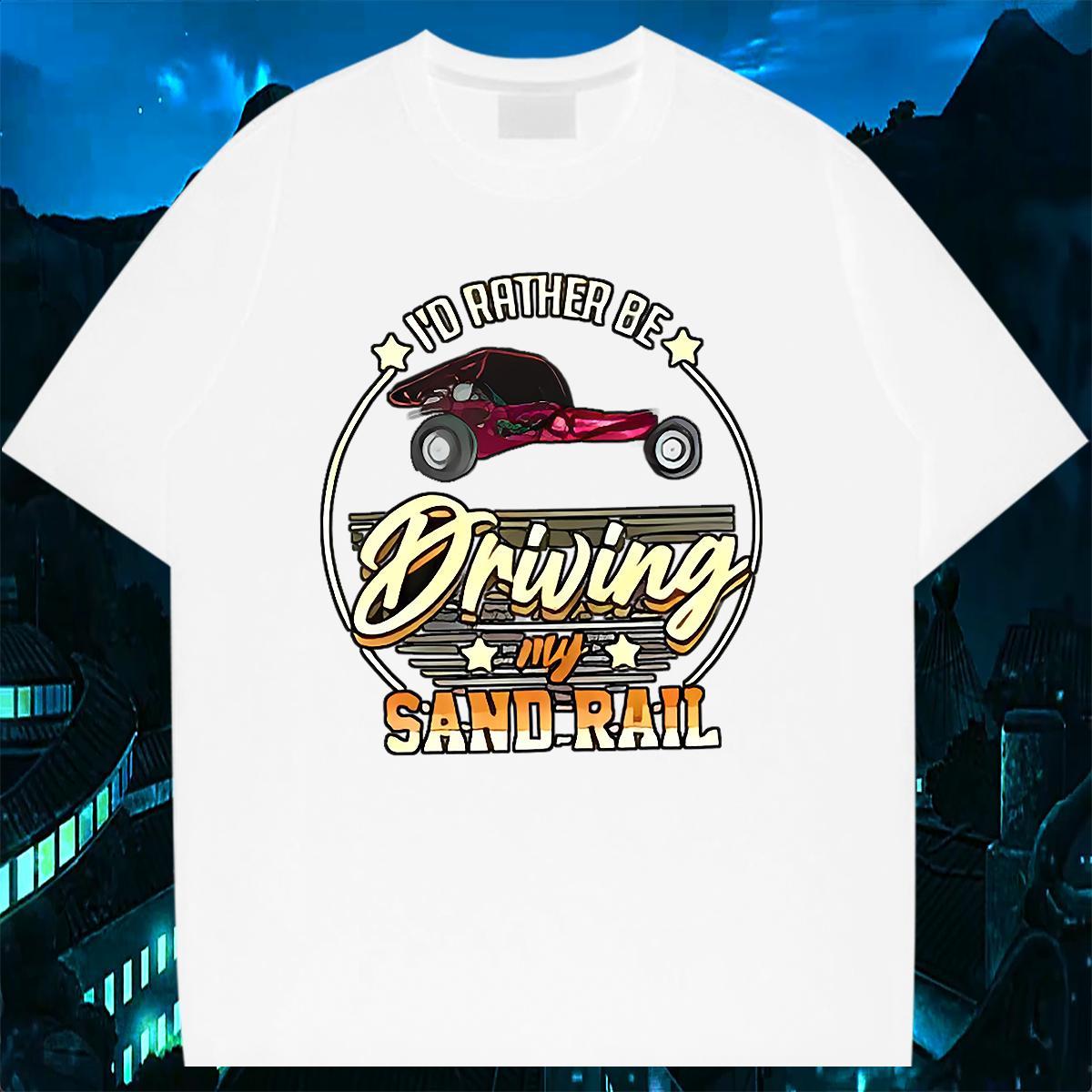 New Arrival T Shirt For Man car Polos 230g Cotton Casual Beach Comfortable Cartoon Printing L-4XL O-Neck Short Sleeve Tshirt for Man Woman