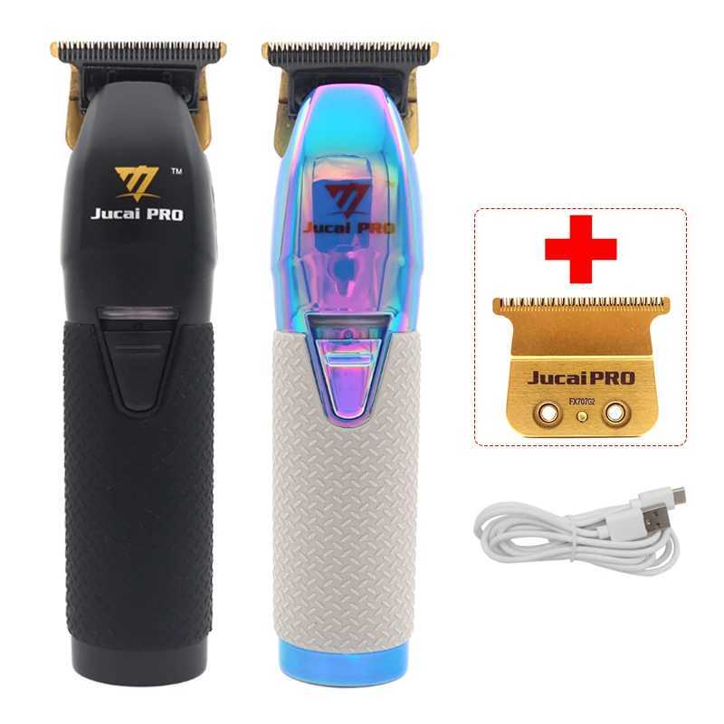 JUCAI PRO F7878 Professional Mens Cordless Finish Trimmer LENCE Barber Trimmer W240806