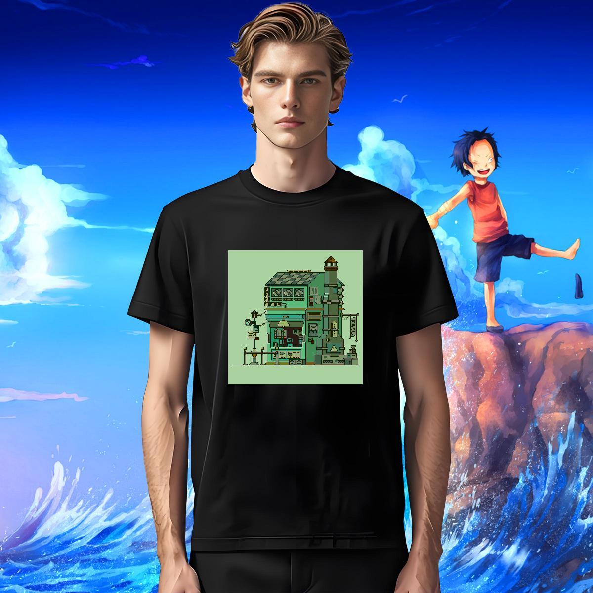 Factory Direct Men T Shirts robot Tees 100% Cotton 230g Sport High Quality White Plus Size Short Sleeve Soft Tshirt for Man Woman