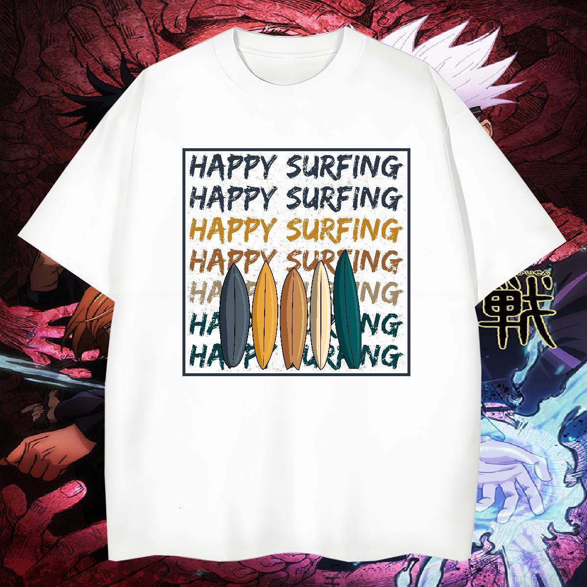 Free Shipping T Shirts Men letter Polos 230g 100% Cotton Home Outdoor Soft Anime Breathable Crew Neck Men Tshirts