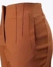 Slim Pants for Woman Business Office Lady Black High Waist Cropped Elegant Work Pants All-Match Female Solid Trousers 240807