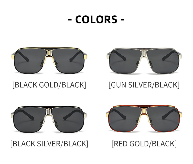 With Box Set Vintage Square Photochromic Polarized Sunglasses Men Change Color Sun Glasses Anti-glare Driving Sunglasses