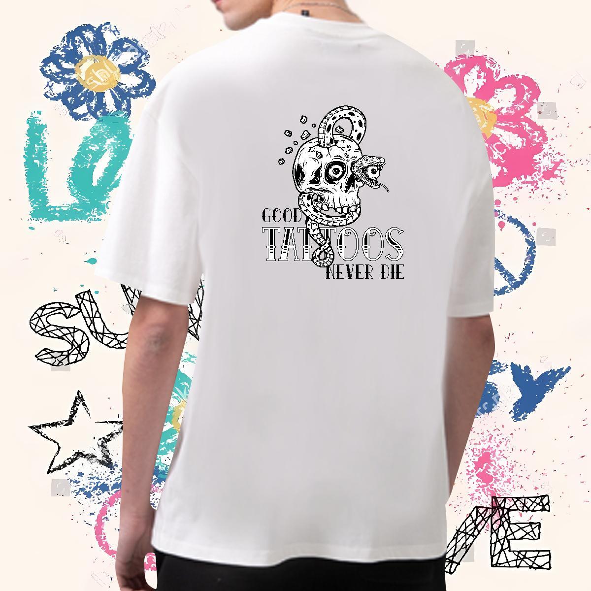 Classic Mens T Shirts logo Tops Tees 100% Cotton 230g Casual Beach Soft Custom Anime Breathable Soft Tshirt for Man Woman