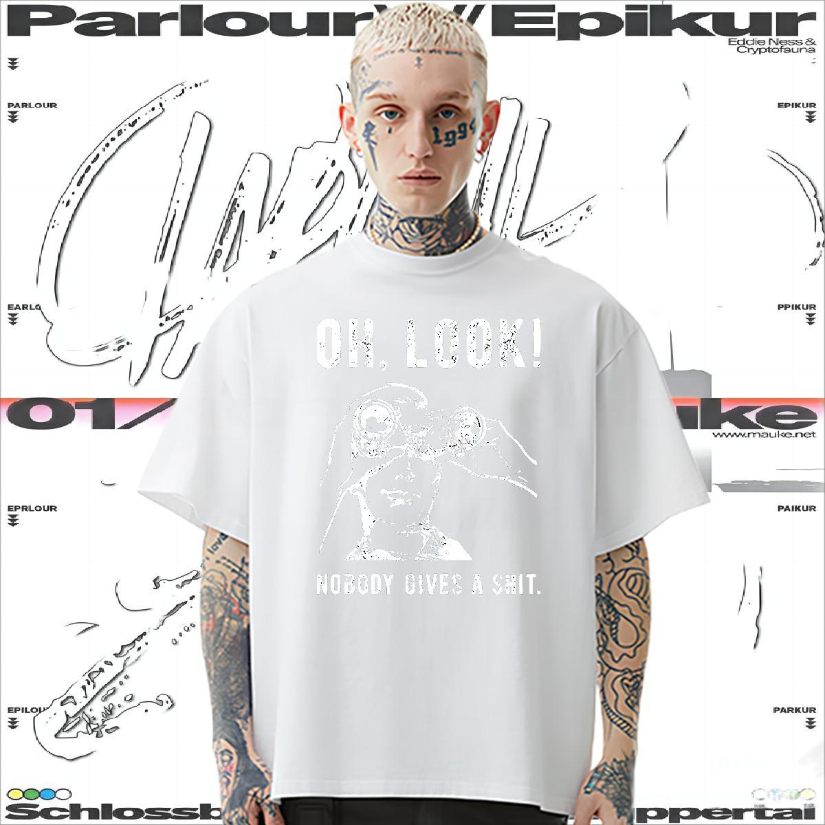 Custom T Shirt For Man letter Tops Tees 230g Cotton Street Cool Design Custom Big Size Breathable Crew Neck Tshirt for Man Woman