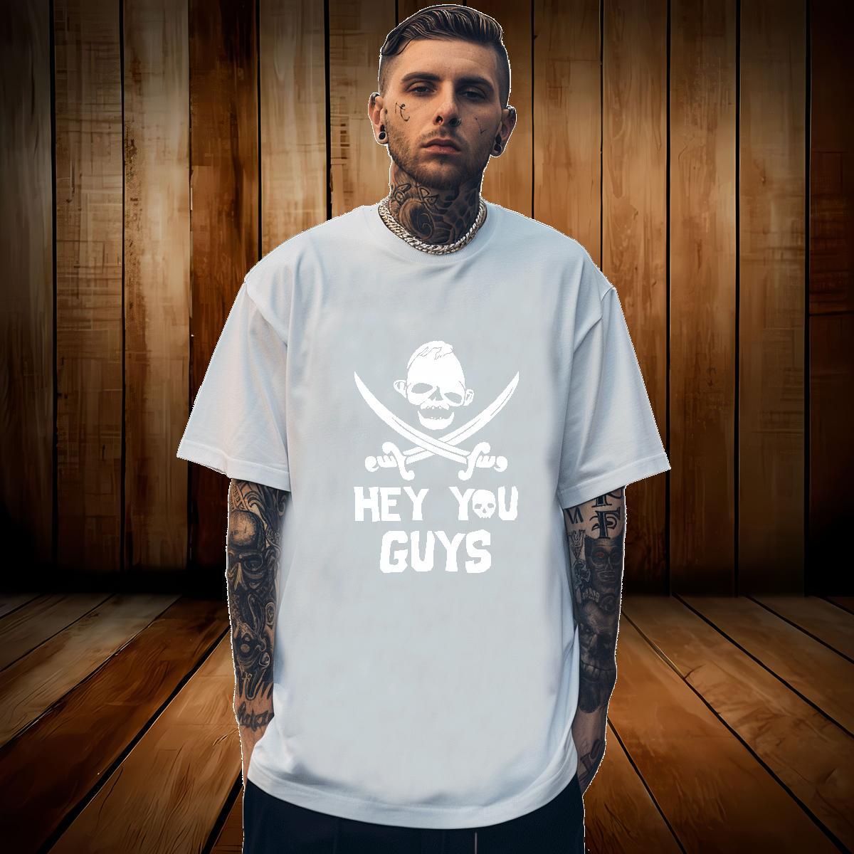 Designer T Shirts Men skull Tee Shirt 230g Cotton Street Wear High Quality Customized Print Breathable Tshirt for Man Woman