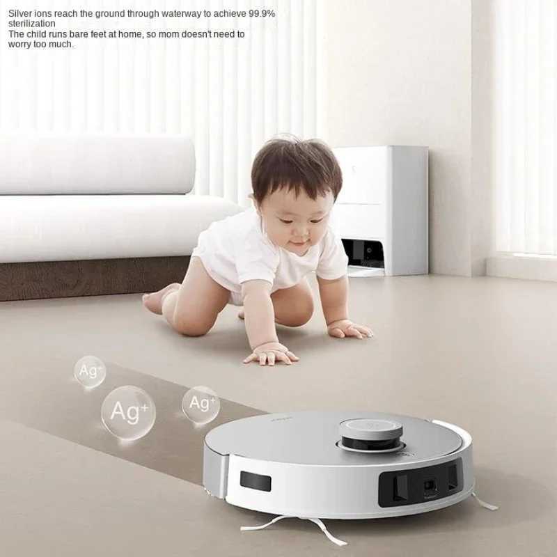 Robotic Vacuums 6000Pa Ecovacs DEEBOT T20 PRO PLUS Vacuum Cleaner Sweeping Robot 55 Hot Water Washing Mop 5200mAhL247