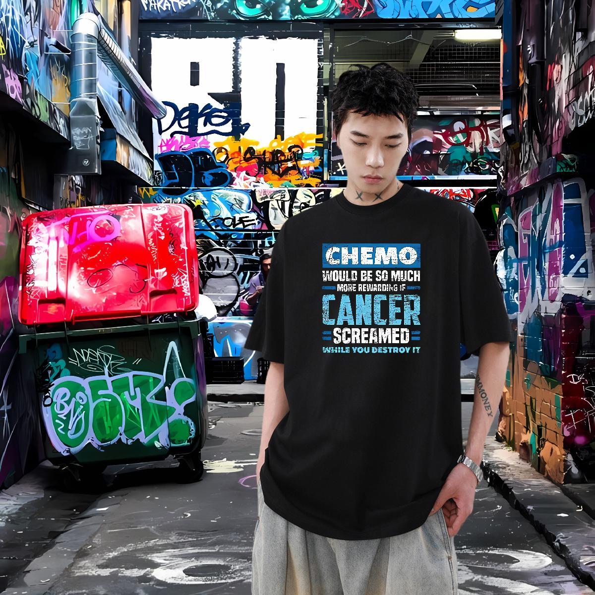 Wholesale Men T Shirts letter Tees Shirts 230g Pure Cotton Casual Unisex Plus Size Cartoon O Neck Short Sleeves Couples T Shirts