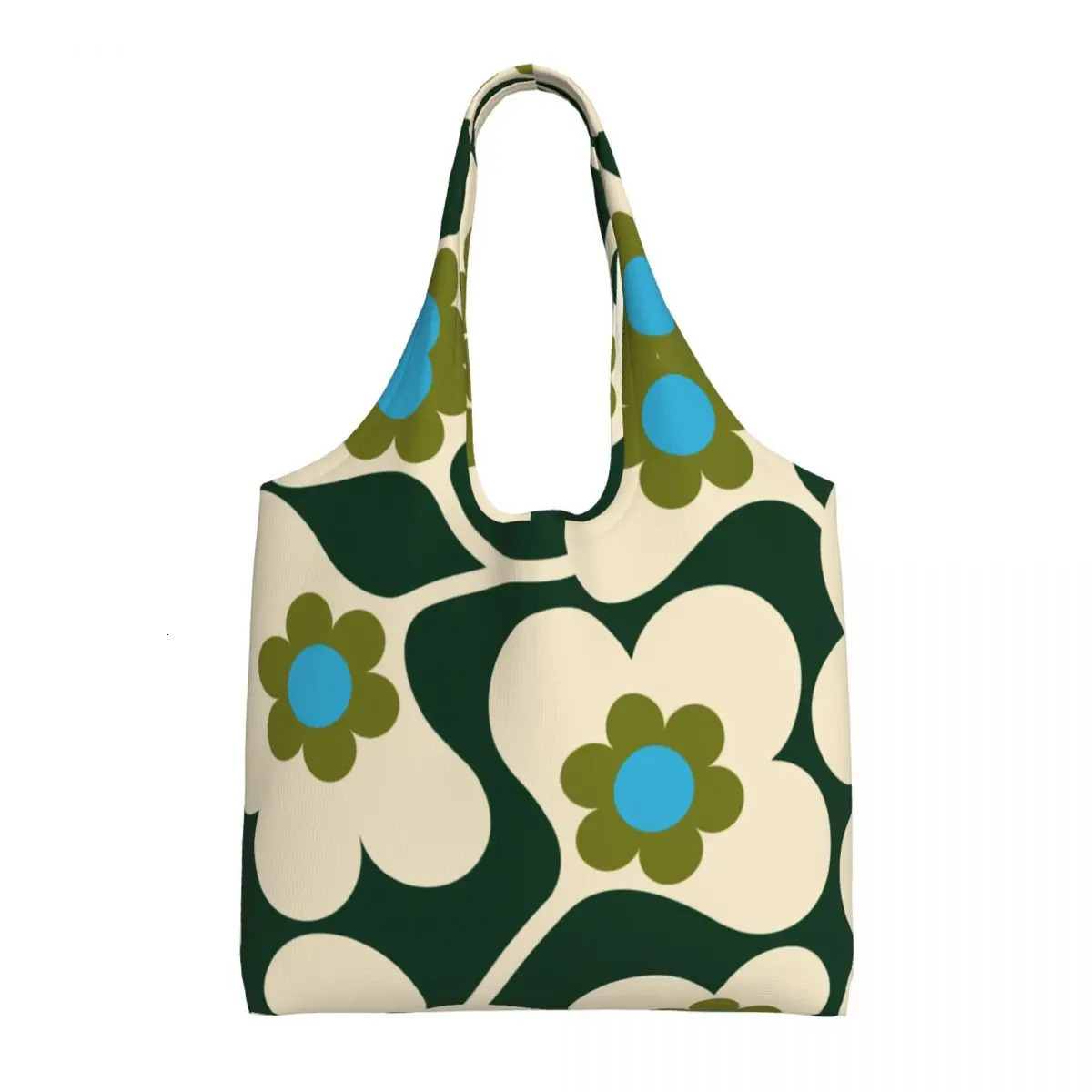 Customized Fashion Printing Japanese Spruce Orla Kiely Handbag Shopping Bag Portable Canvas Shoulder Gift 240807
