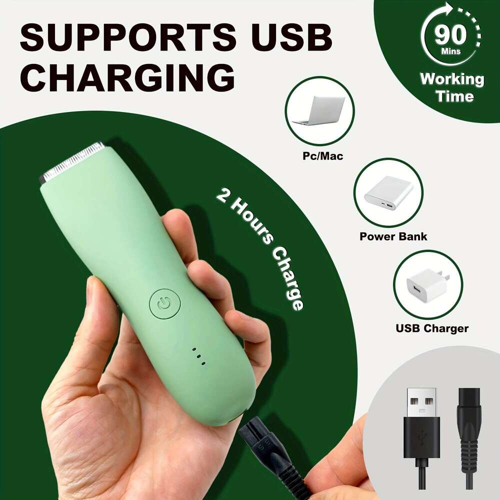 Professional hair groin and body Manscape trimmer, electric ball beautician, beauty scissors men's shaver bikini trimmer women, gifts