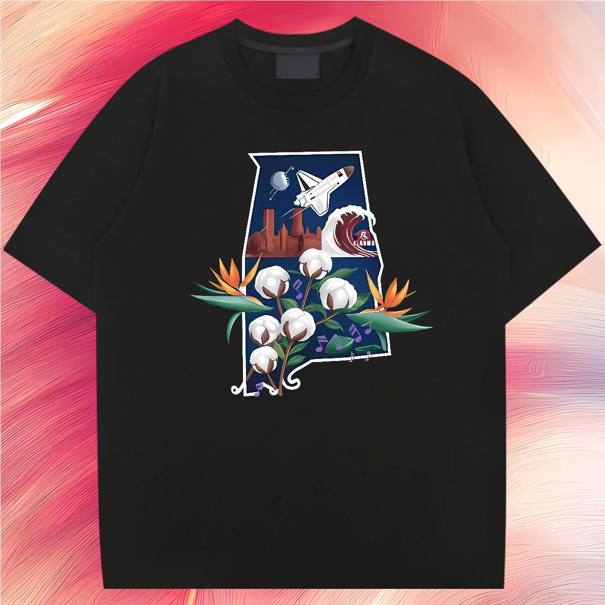DIY T shirt plane Tops Tees 230g 100% Cotton Home Outdoor Cool Design Oversized 4XL Breathable Short Sleeve Men Clothes T-Shirt