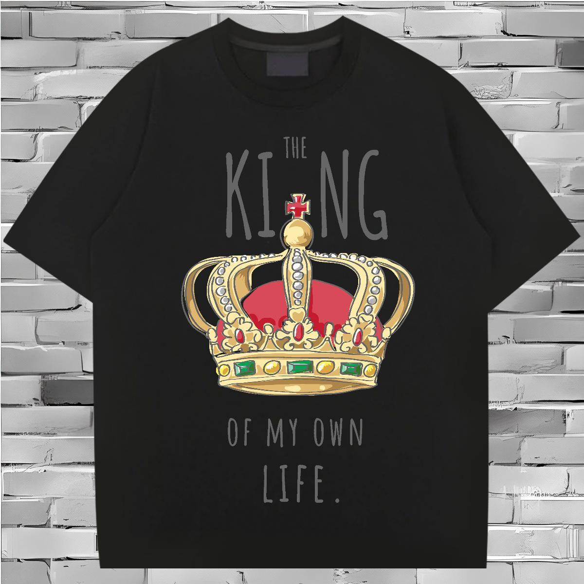 Brand T-Shirts letter Tees 100% Cotton 230g Hip Hop Street Loose Fit Customized Round Neck Short Sleeve Tshirts