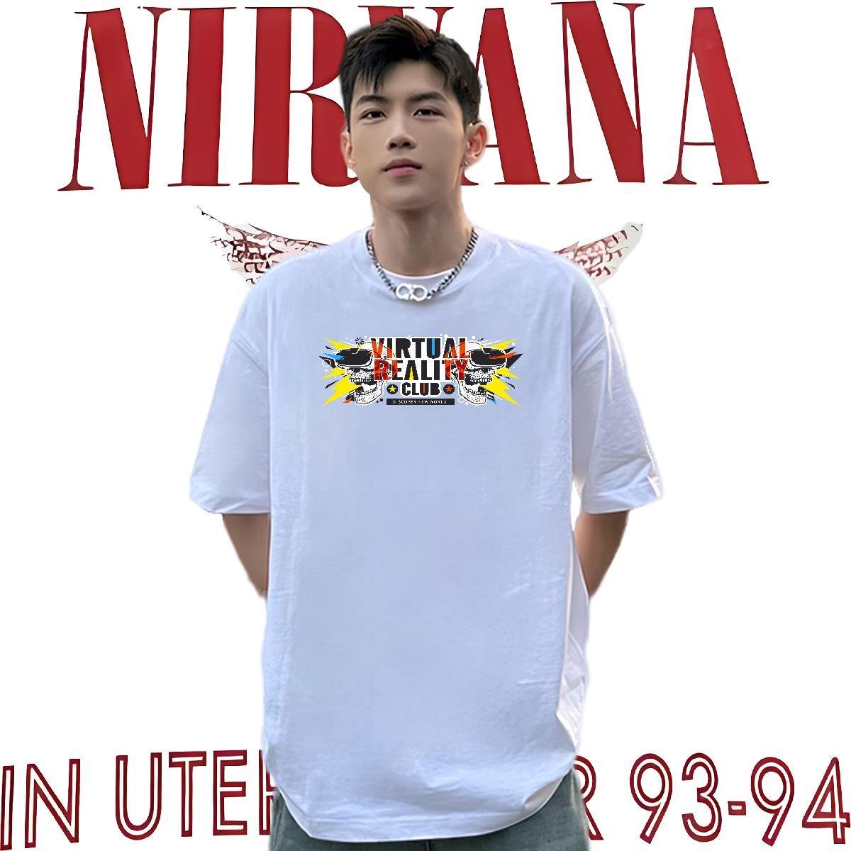 DIY Customized T Shirt For Man skull Wear 100% Cotton 230g Daily Wear Free Shipping White Plus Size Crew Neck Tshirts