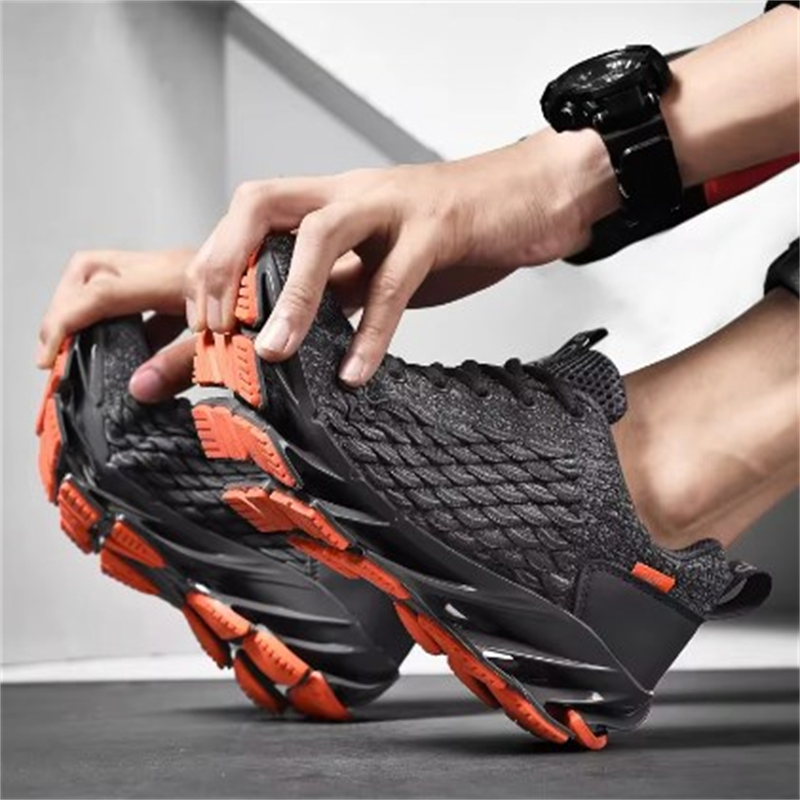 Casual Shoes Men's Sports Training Sneakers Air Cushion Mesh Tennis Outdoor Running Non-slip Wear-resistant
