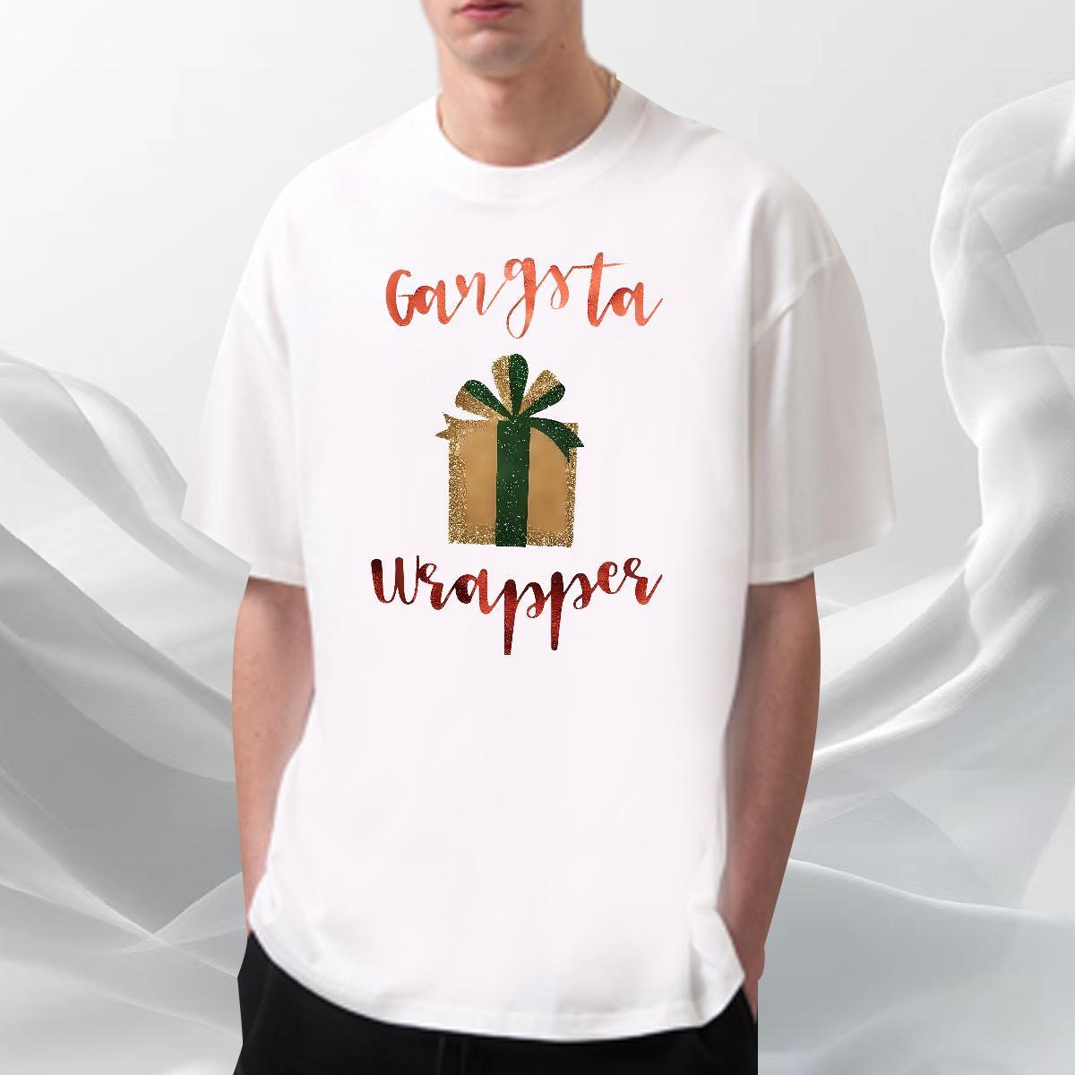 Classic Casual T Shirts Men letter Tops Shirt 230g Cotton Street Wear Brand Plus Size Custom Pure Cotton Men Tops Tees